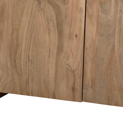 Vakkenkast XL Dallas Naturel Mangohout 160 cm - Industrieelinhuis.nl