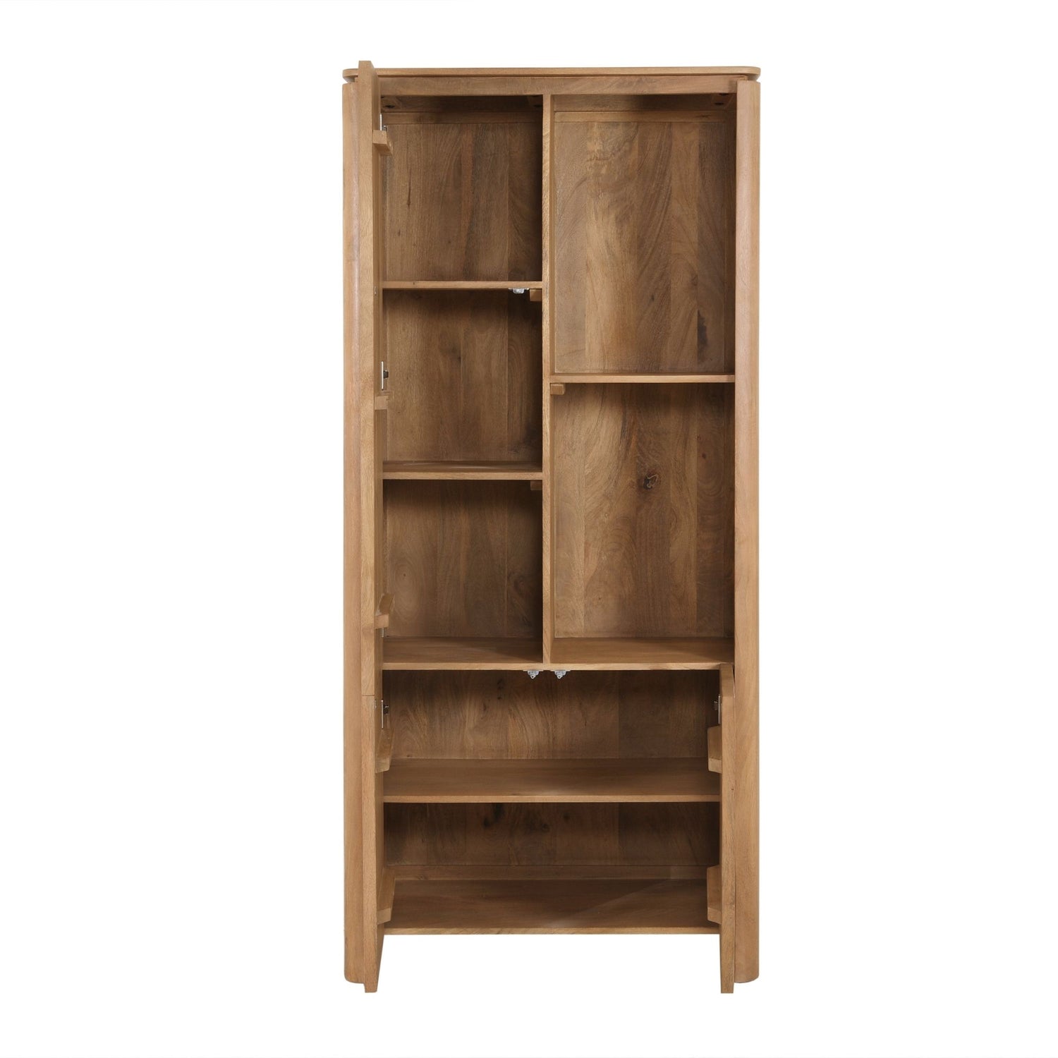 Vakkenkast Dallas Naturel Mangohout 90 cm - Industrieelinhuis.nl