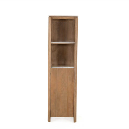 Boekenkast Dallas Naturel Mangohout 55 cm - Industrieelinhuis.nl