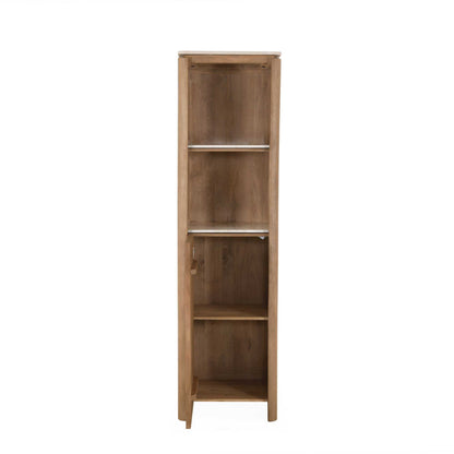 Boekenkast Dallas Naturel Mangohout 55 cm - Industrieelinhuis.nl