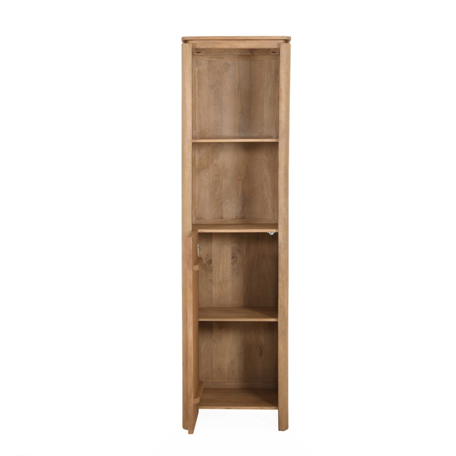 Boekenkast Dallas Naturel Mangohout 55 cm - Industrieelinhuis.nl
