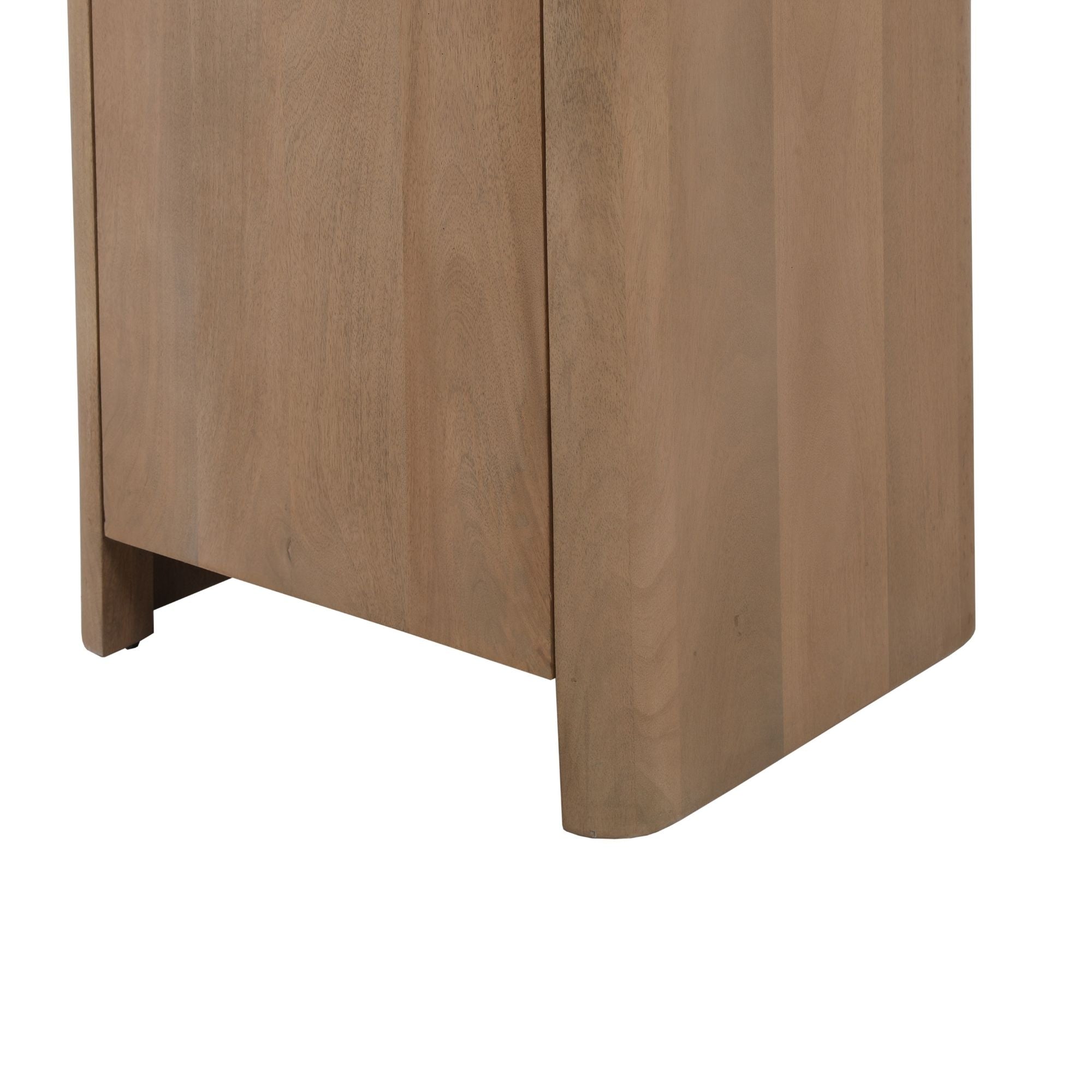 Boekenkast Dallas Naturel Mangohout 55 cm - Industrieelinhuis.nl