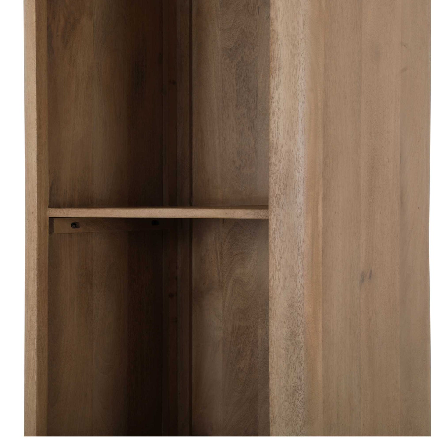 Boekenkast Dallas Naturel Mangohout 55 cm - Industrieelinhuis.nl
