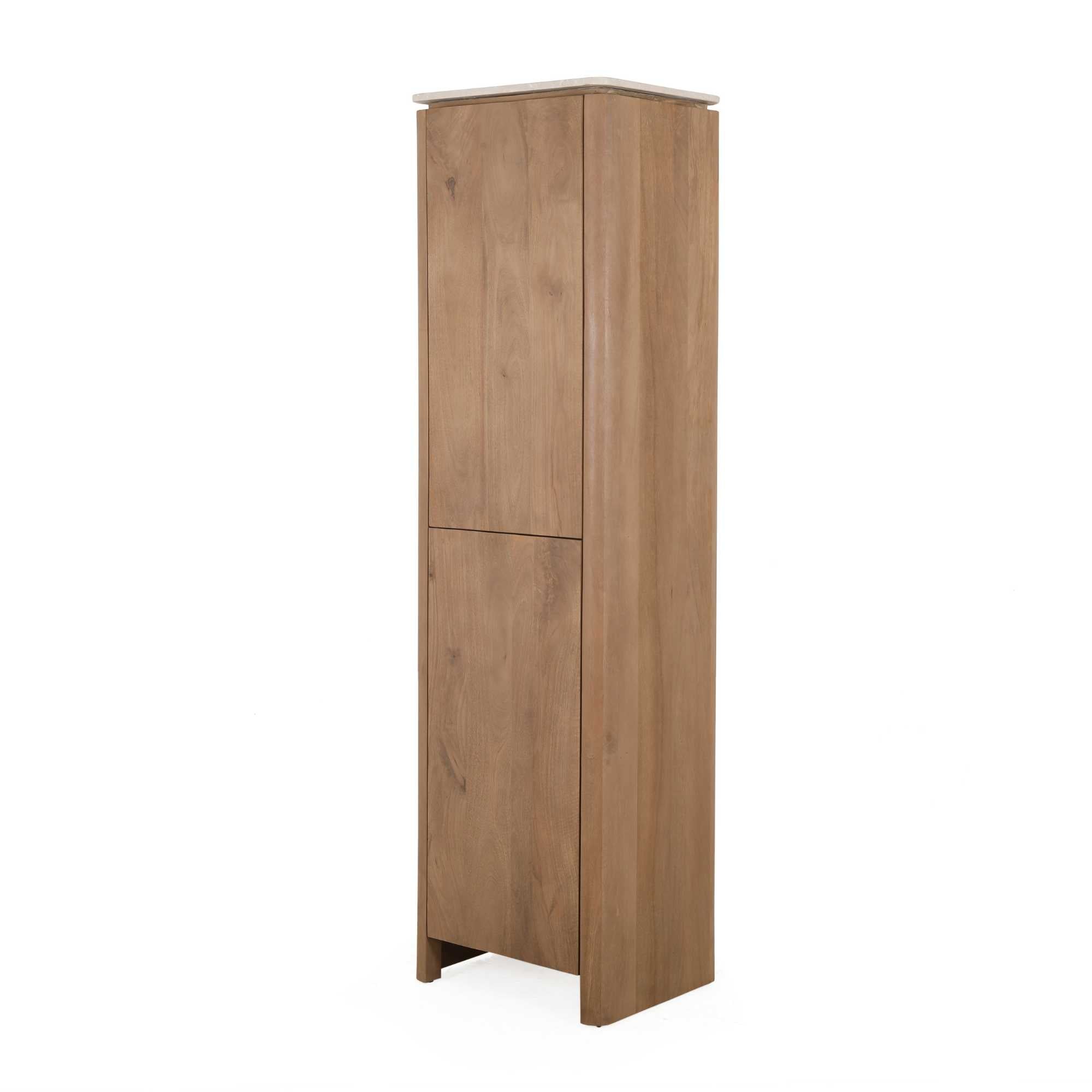 Kabinetkast Dallas Naturel Mangohout 55 cm - Industrieelinhuis.nl