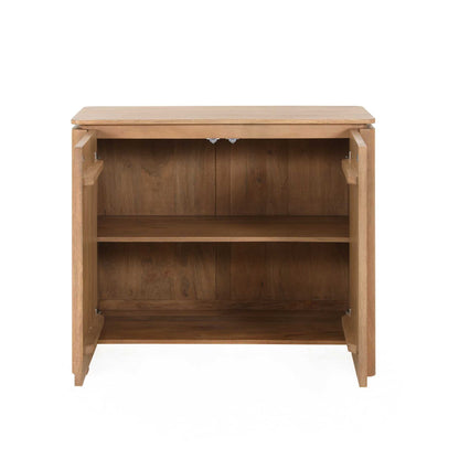 Dressoir Dallas Naturel Mangohout 100 cm - Industrieelinhuis.nl