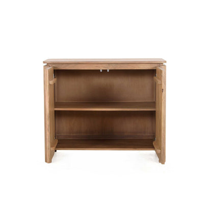Dressoir Dallas Naturel Mangohout 100 cm - Industrieelinhuis.nl