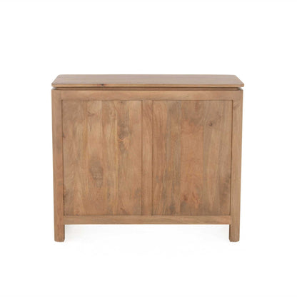 Dressoir Dallas Naturel Mangohout 100 cm - Industrieelinhuis.nl