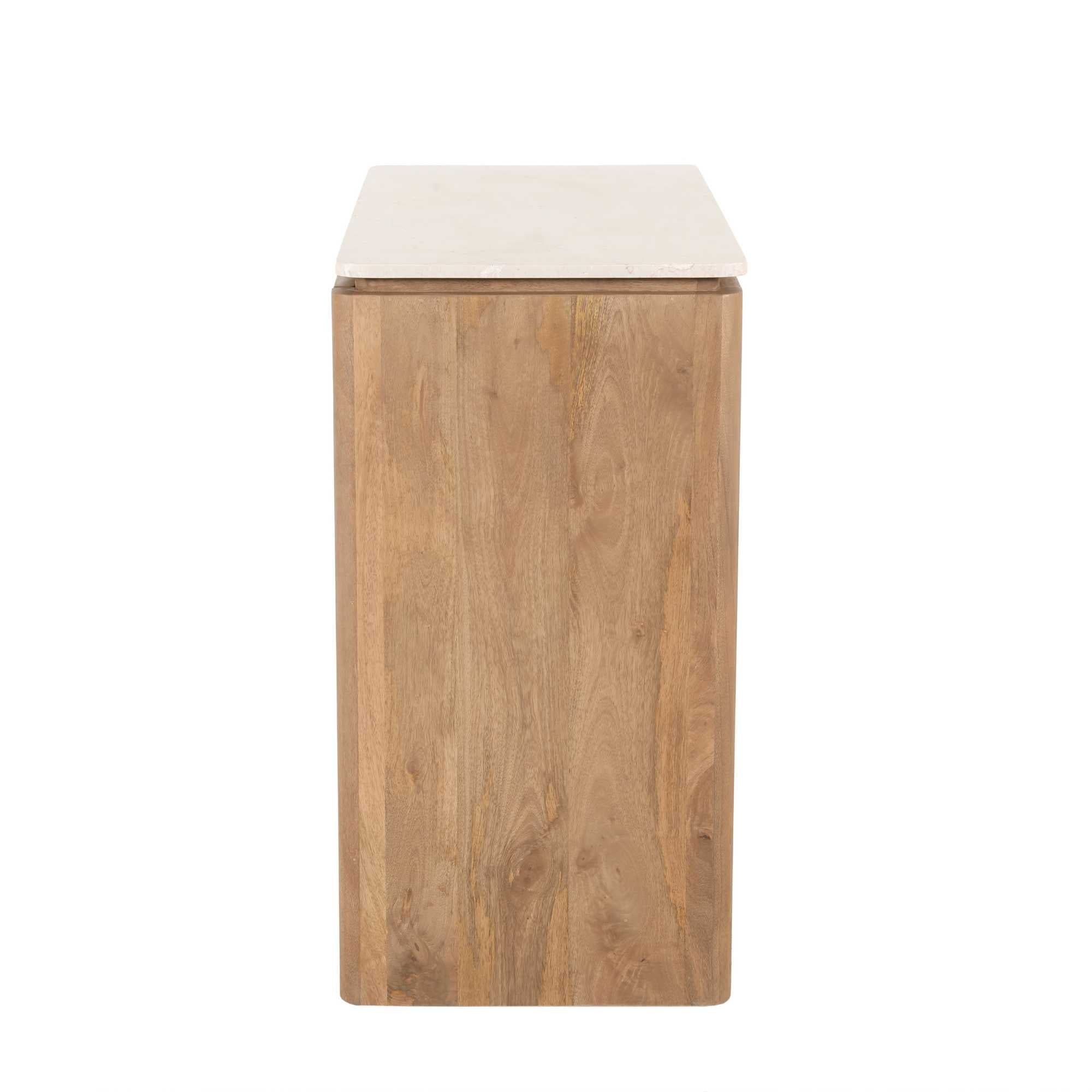 Dressoir Dallas Naturel Mangohout 100 cm - Industrieelinhuis.nl