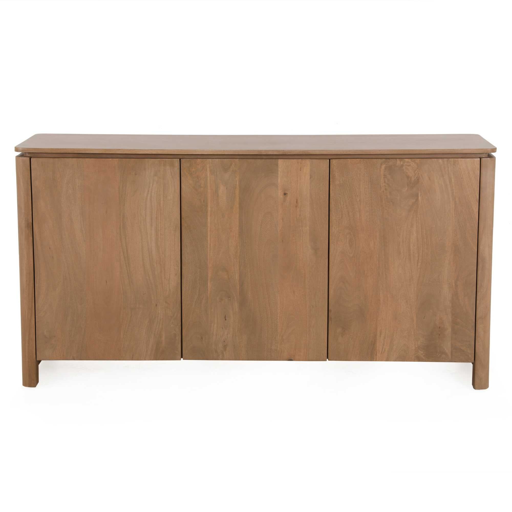 Dressoir Dallas Naturel Mangohout 165 cm - Industrieelinhuis.nl