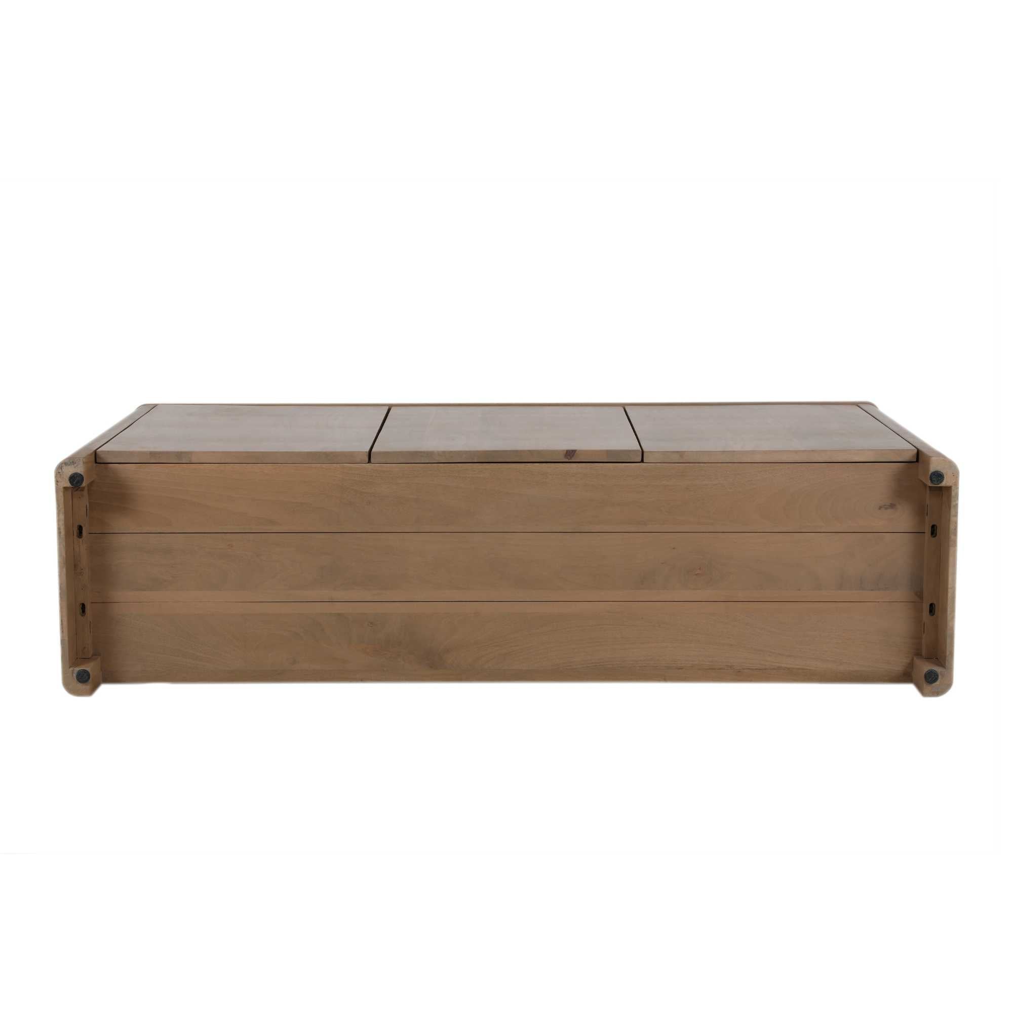 Dressoir Dallas Naturel Mangohout 165 cm - Industrieelinhuis.nl