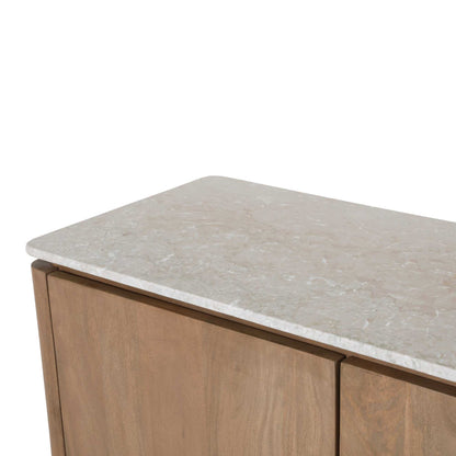 Dressoir Dallas Naturel Mangohout 165 cm - Industrieelinhuis.nl
