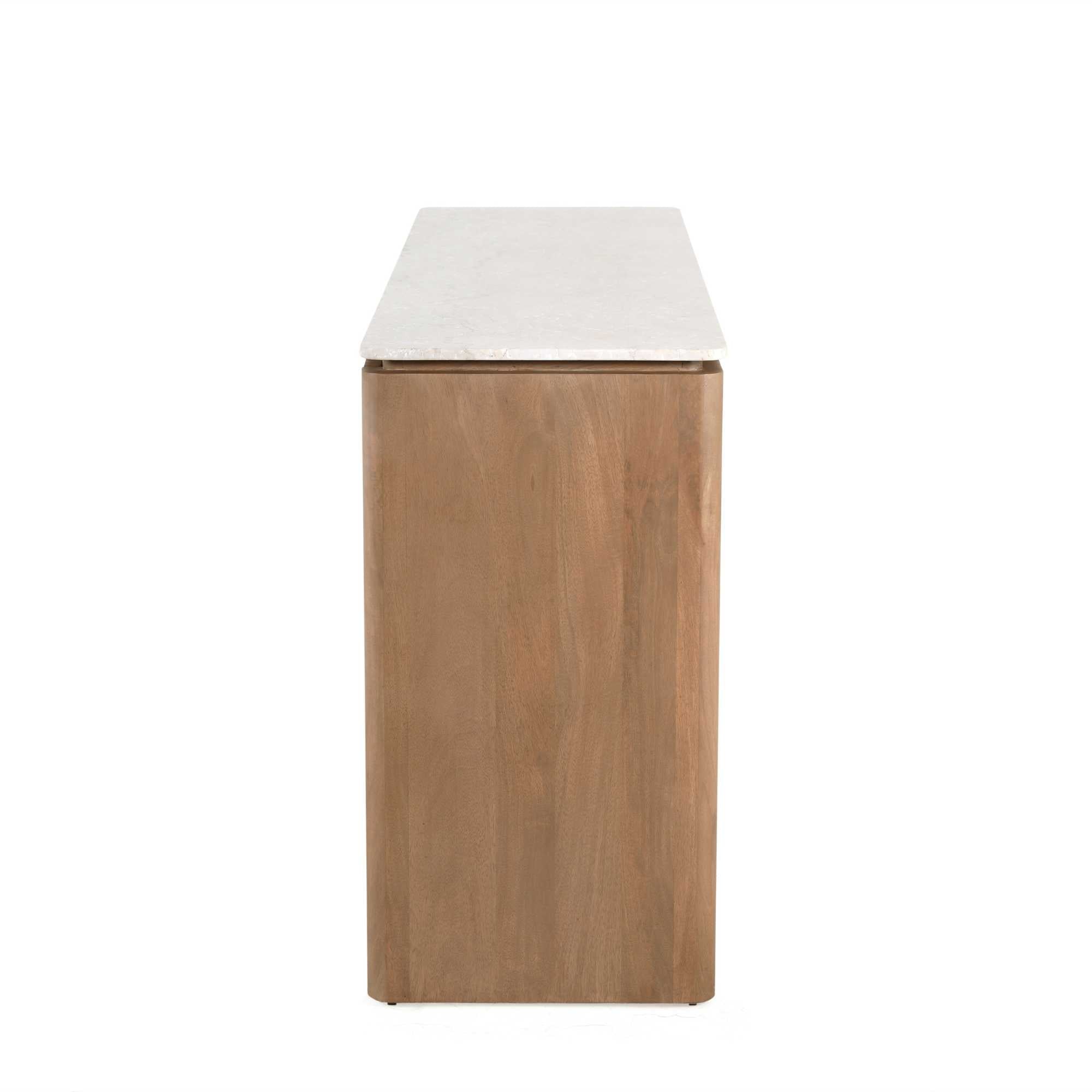 Dressoir Dallas Naturel Mangohout 165 cm - Industrieelinhuis.nl