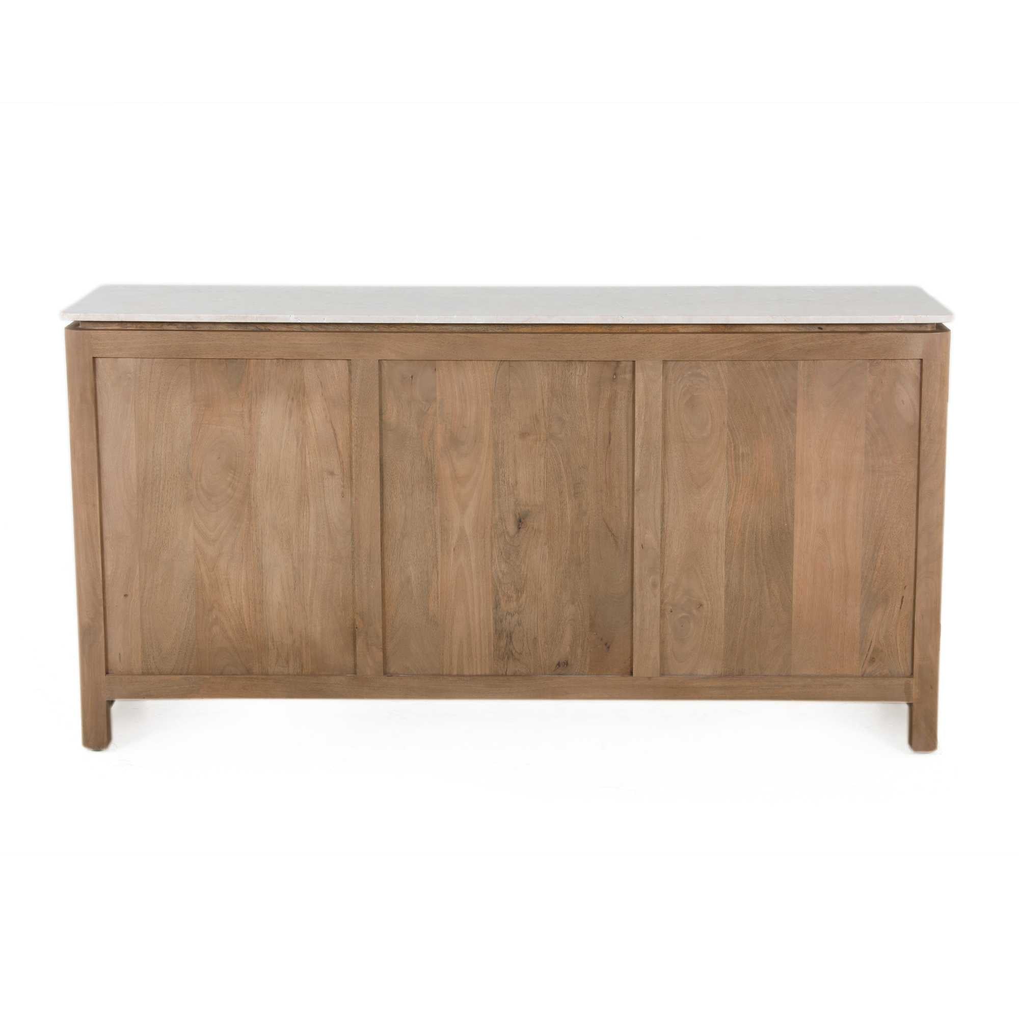 Dressoir Dallas Naturel Mangohout 165 cm - Industrieelinhuis.nl