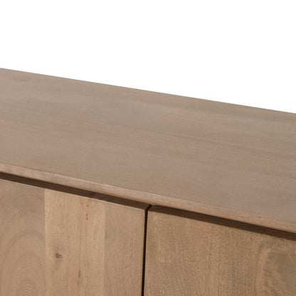 Dressoir Dallas Naturel Mangohout 165 cm - Industrieelinhuis.nl