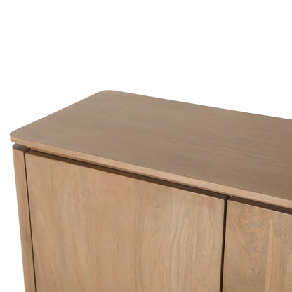 Dressoir Dallas Naturel Mangohout 165 cm - Industrieelinhuis.nl