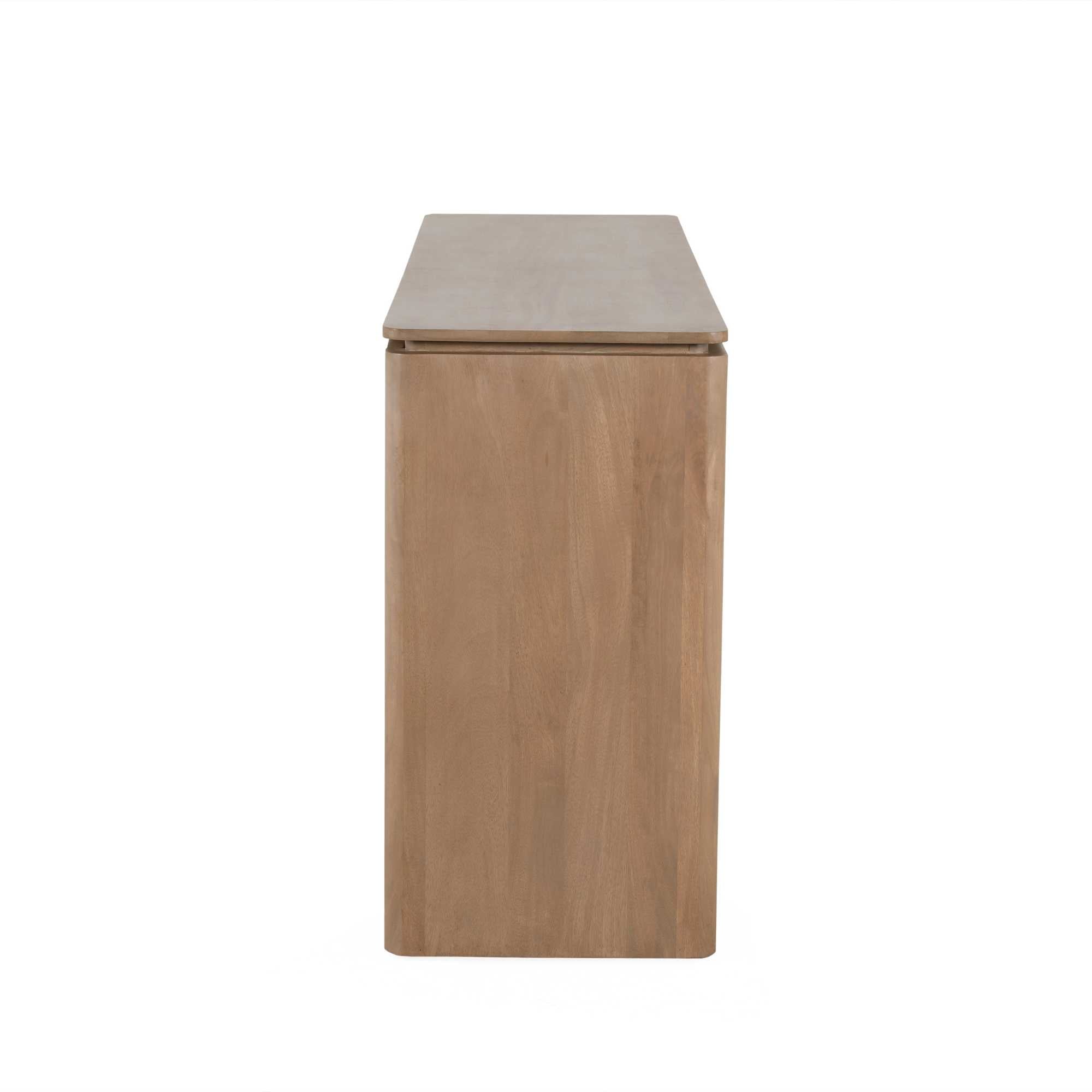 Dressoir Dallas Naturel Mangohout 165 cm - Industrieelinhuis.nl