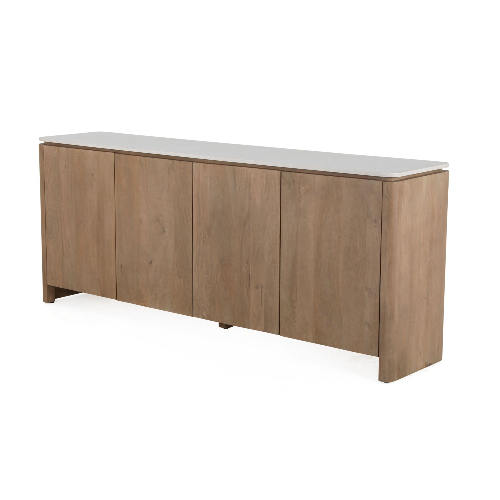 Dressoir Dallas Naturel Mangohout 210 cm - Industrieelinhuis.nl