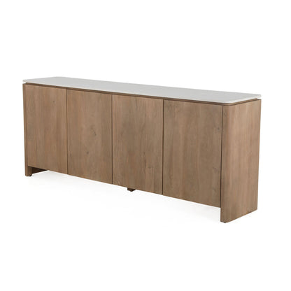 Dressoir Dallas Naturel Mangohout 210 cm - Industrieelinhuis.nl