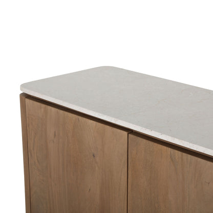 Dressoir Dallas Naturel Mangohout 210 cm - Industrieelinhuis.nl