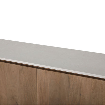 Dressoir Dallas Naturel Mangohout 210 cm - Industrieelinhuis.nl