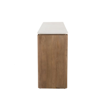 Dressoir Dallas Naturel Mangohout 210 cm - Industrieelinhuis.nl