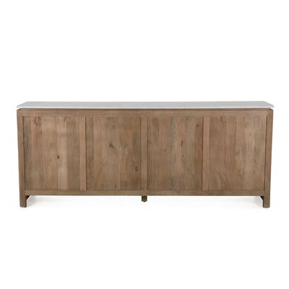 Dressoir Dallas Naturel Mangohout 210 cm - Industrieelinhuis.nl
