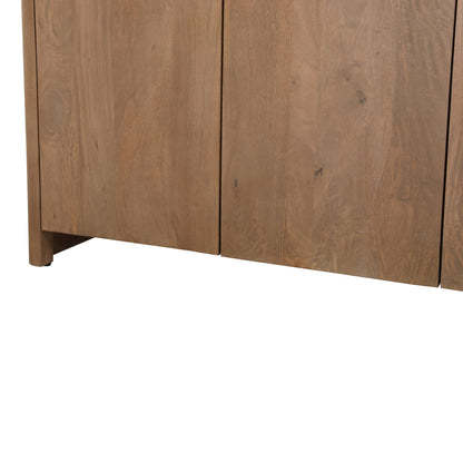 Dressoir Dallas Naturel Mangohout 210 cm - Industrieelinhuis.nl