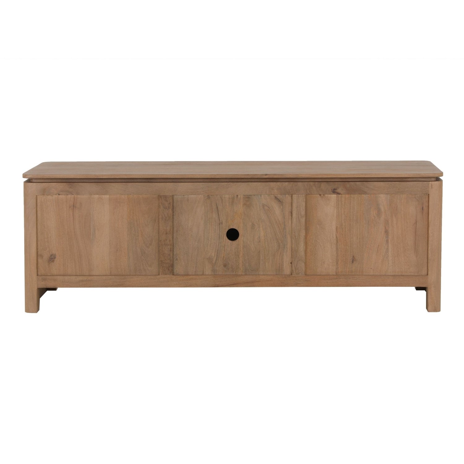 Tv meubel Dallas Naturel Mangohout 165 cm - Industrieelinhuis.nl
