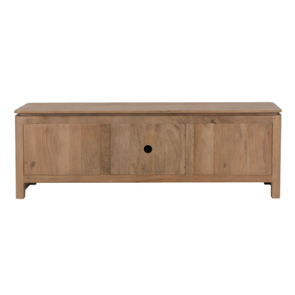 Tv meubel Dallas Naturel Mangohout 165 cm - Industrieelinhuis.nl