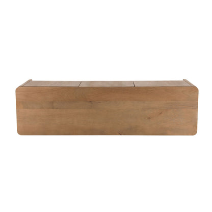 Tv meubel Dallas Naturel Mangohout 165 cm - Industrieelinhuis.nl