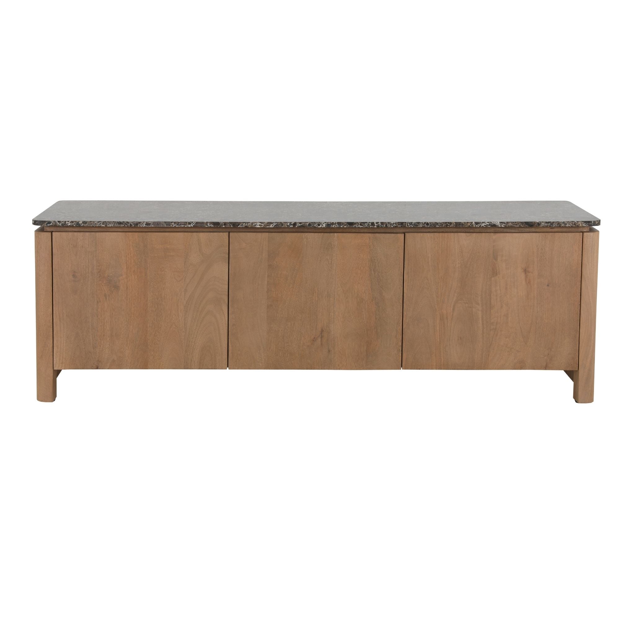 Tv meubel Dallas Naturel Mangohout 165 cm - Industrieelinhuis.nl