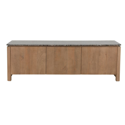 Tv meubel Dallas Naturel Mangohout 165 cm - Industrieelinhuis.nl