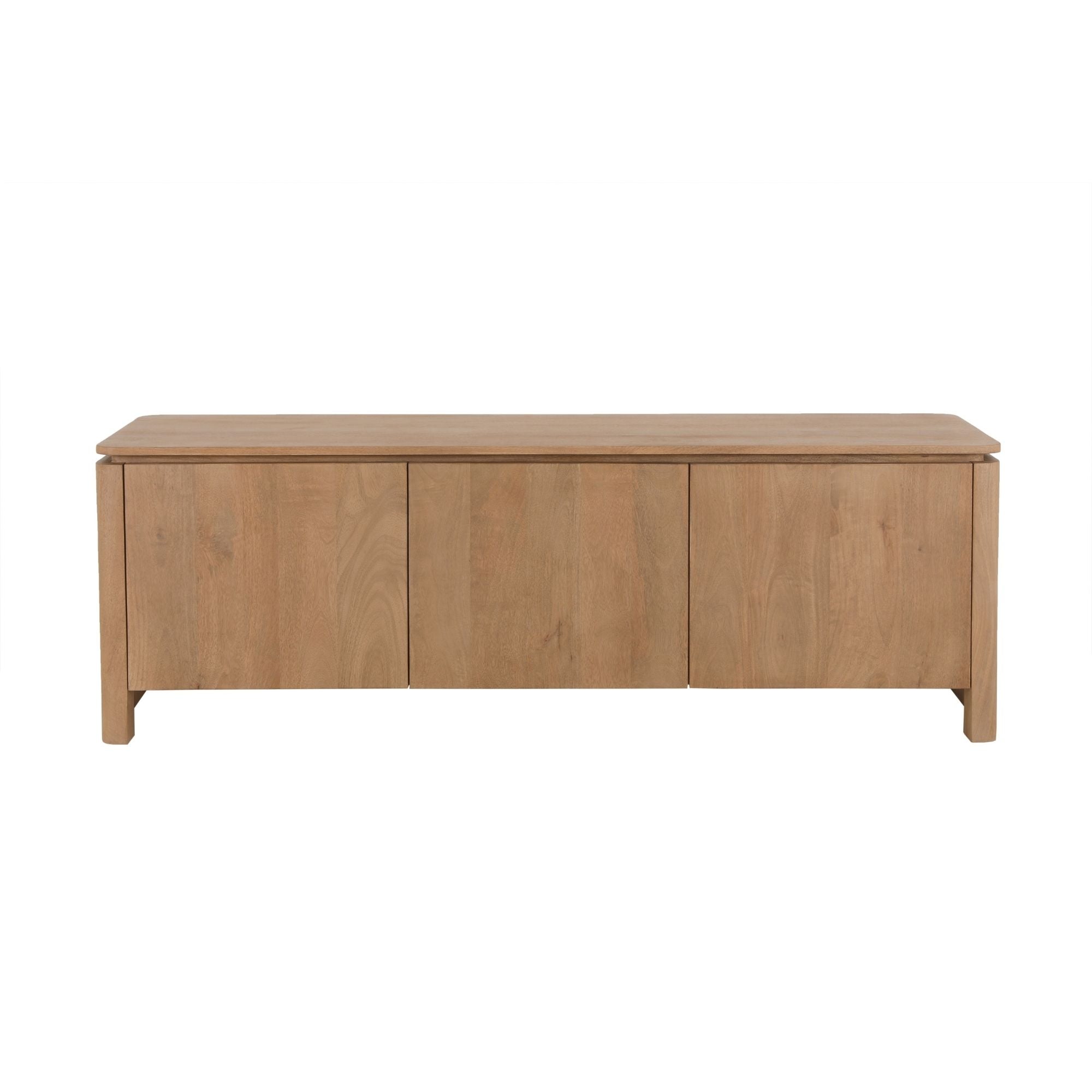 Tv meubel Dallas Naturel Mangohout 165 cm - Industrieelinhuis.nl