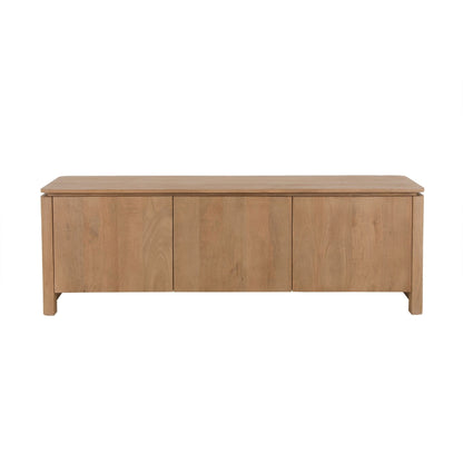 Tv meubel Dallas Naturel Mangohout 165 cm - Industrieelinhuis.nl