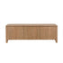 Tv meubel Dallas Naturel Mangohout 165 cm - Industrieelinhuis.nl