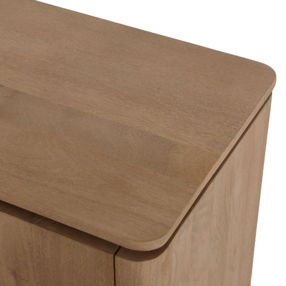 Tv meubel Dallas Naturel Mangohout 165 cm - Industrieelinhuis.nl