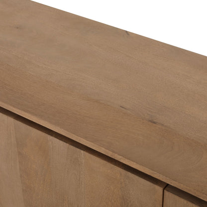 Tv meubel Dallas Naturel Mangohout 165 cm - Industrieelinhuis.nl