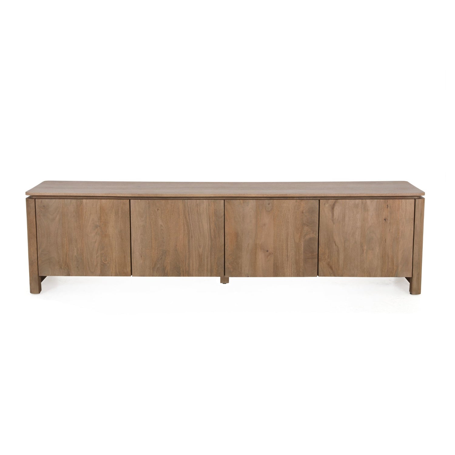 Tv meubel Dallas Naturel Mangohout 210 cm - Industrieelinhuis.nl