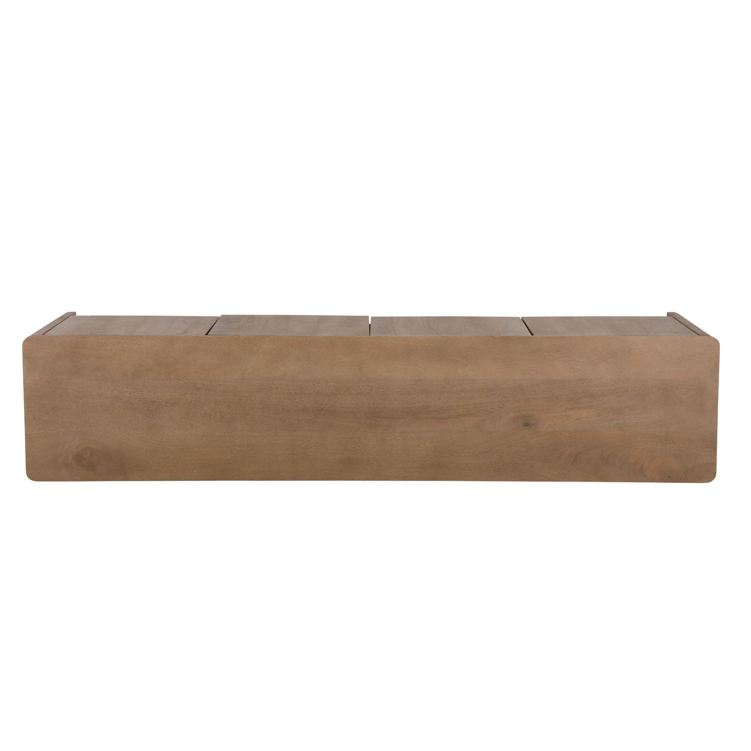 Tv meubel Dallas Naturel Mangohout 210 cm - Industrieelinhuis.nl