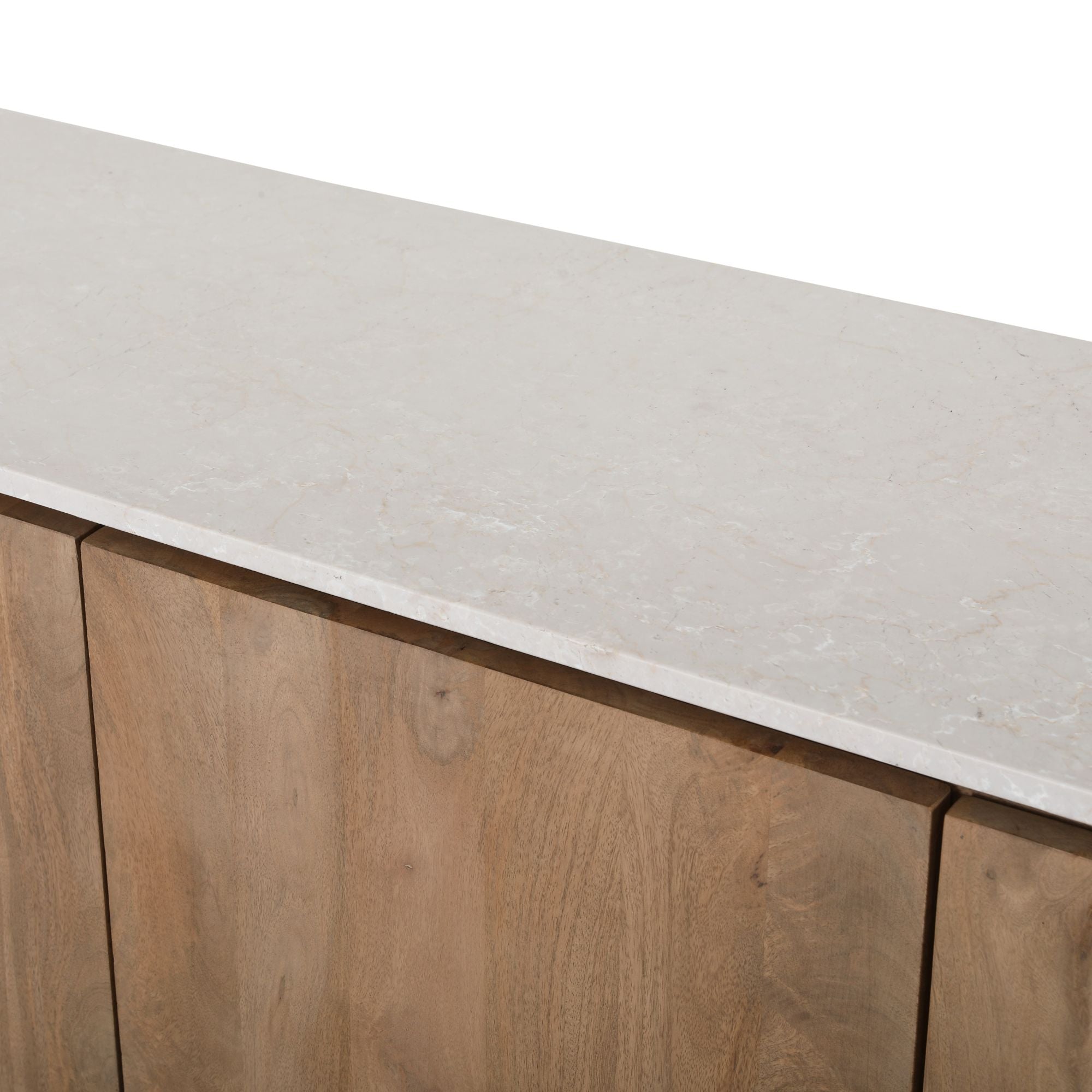 Tv meubel Dallas Naturel Mangohout 210 cm - Industrieelinhuis.nl
