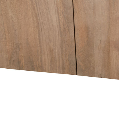 Tv meubel Dallas Naturel Mangohout 210 cm - Industrieelinhuis.nl