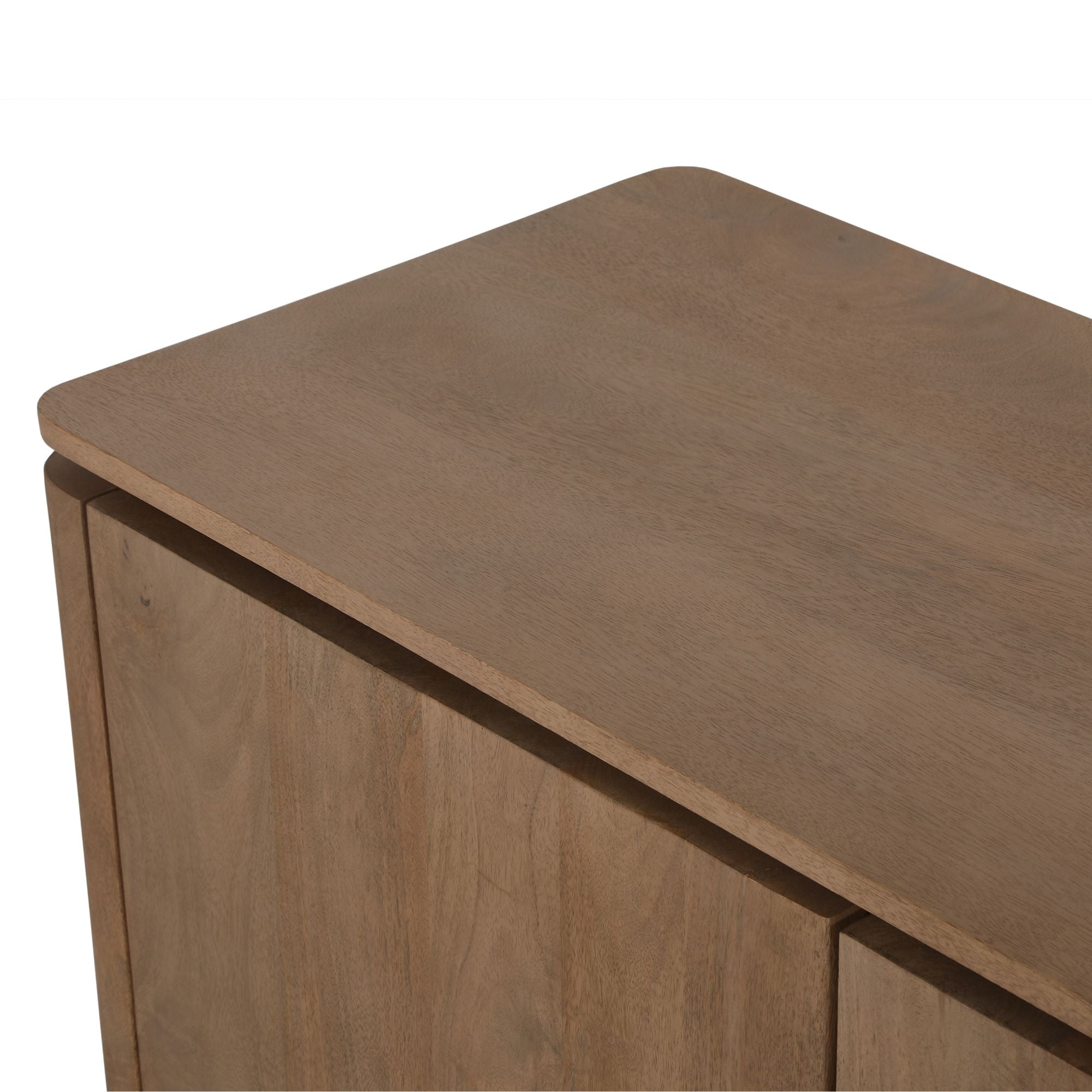 Tv meubel Dallas Naturel Mangohout 210 cm - Industrieelinhuis.nl