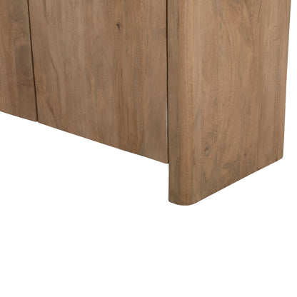 Tv meubel Dallas Naturel Mangohout 210 cm - Industrieelinhuis.nl