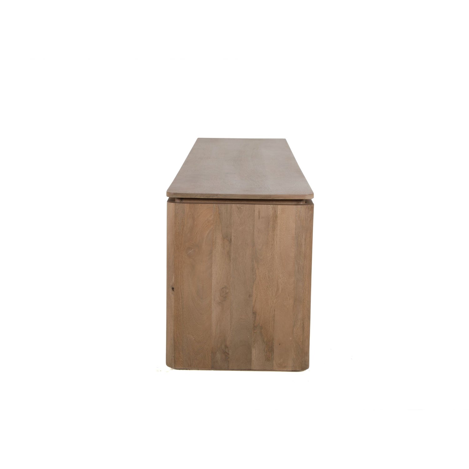 Tv meubel Dallas Naturel Mangohout 210 cm - Industrieelinhuis.nl