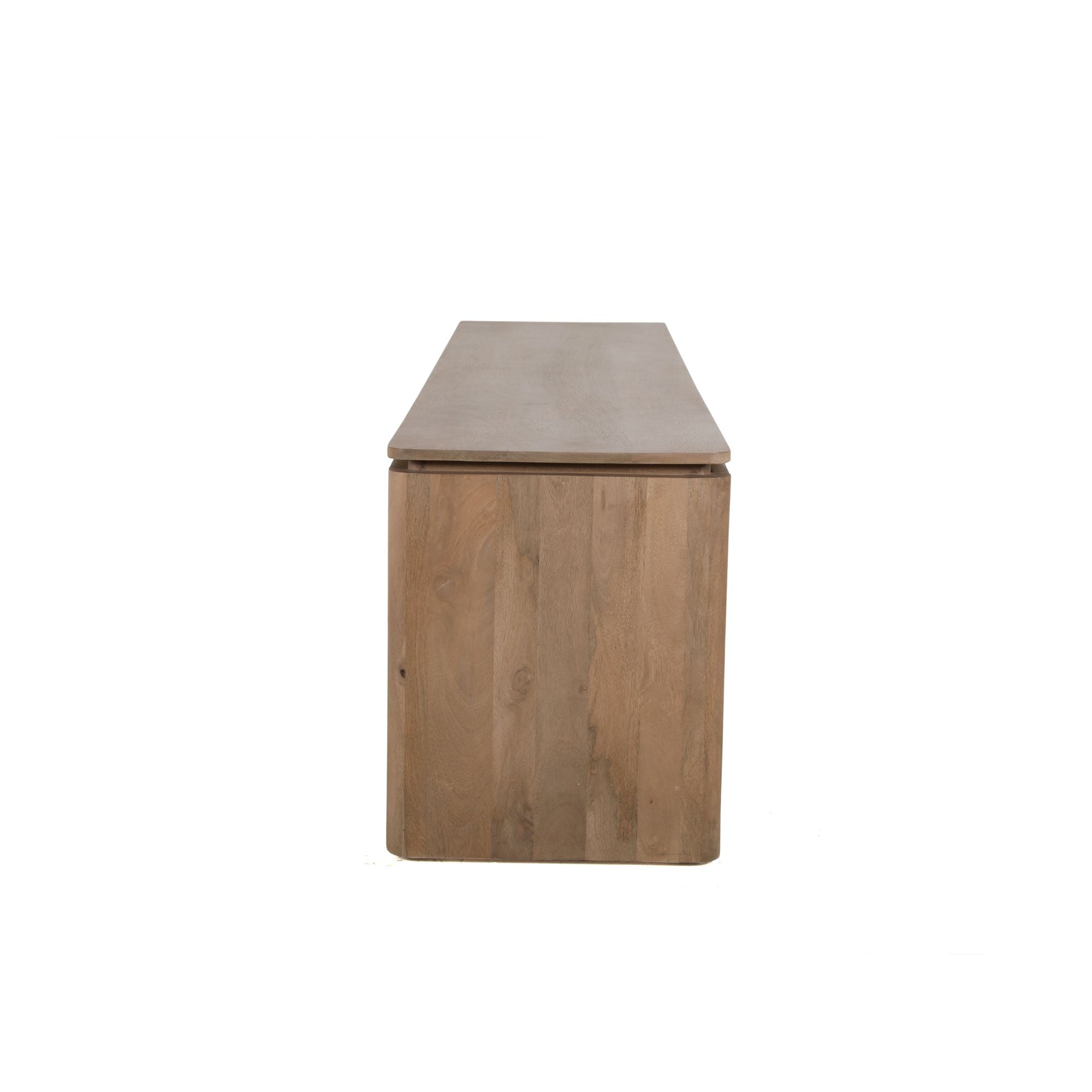 Tv meubel Dallas Naturel Mangohout 210 cm - Industrieelinhuis.nl