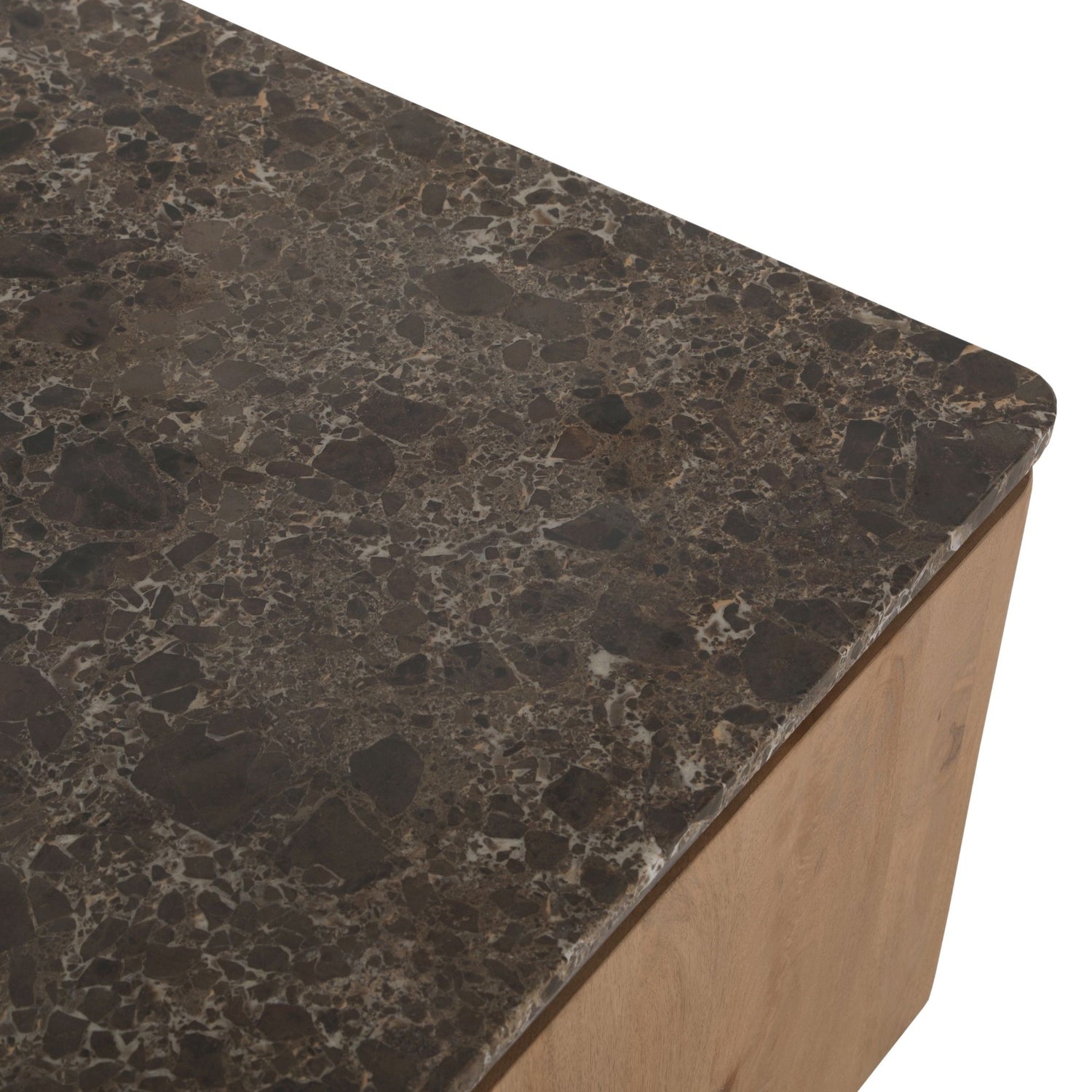 Vierkante Salontafel Dallas Naturel Mangohout 80 cm - Industrieelinhuis.nl