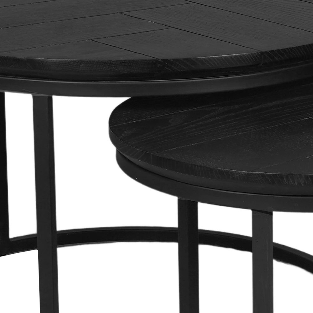 Salontafelset Otis Zwart - Industrieelinhuis.nl