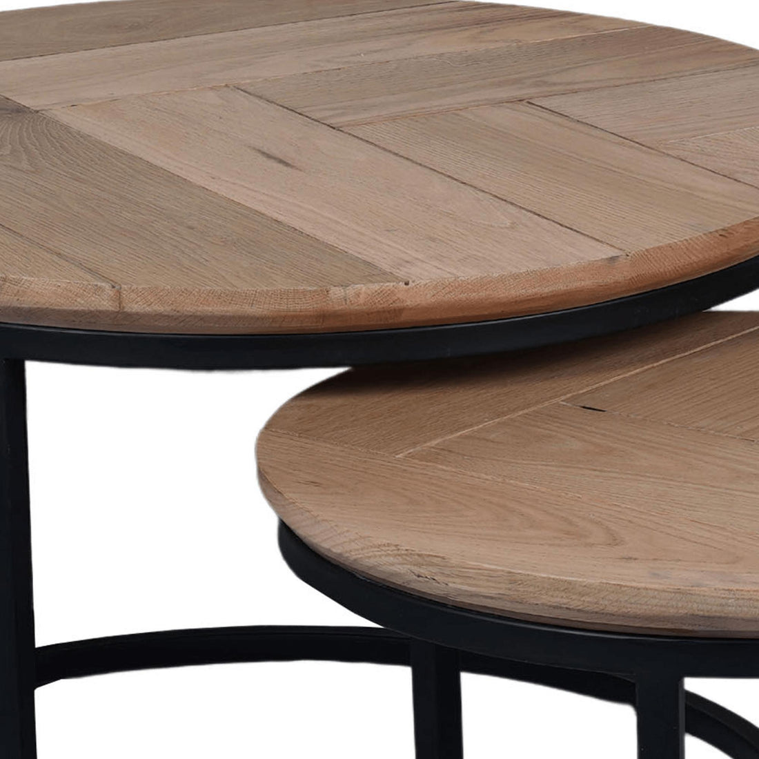 Salontafelset Otis Oak - Industrieelinhuis.nl