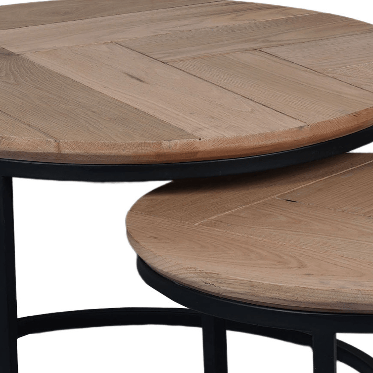 Salontafelset Otis Oak - Industrieelinhuis.nl