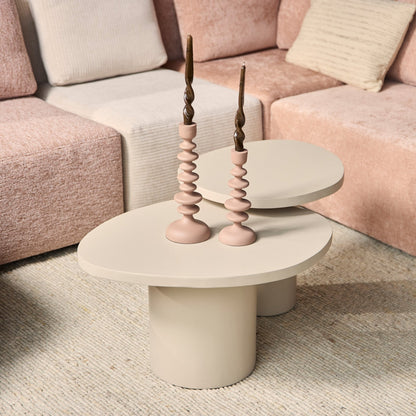 Salontafel set van 2 Mirre | Sand - Industrieelinhuis.nl